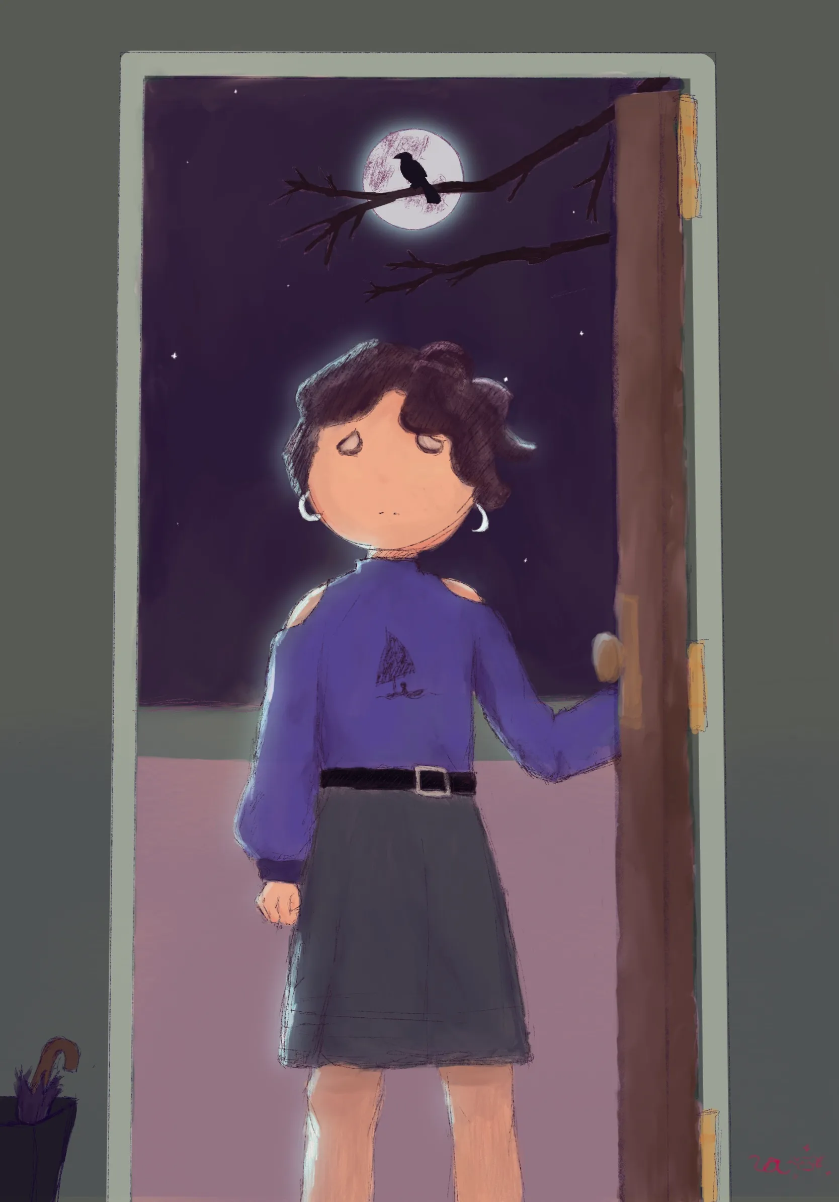 a self portrait of sorts inspired by a poem of mine