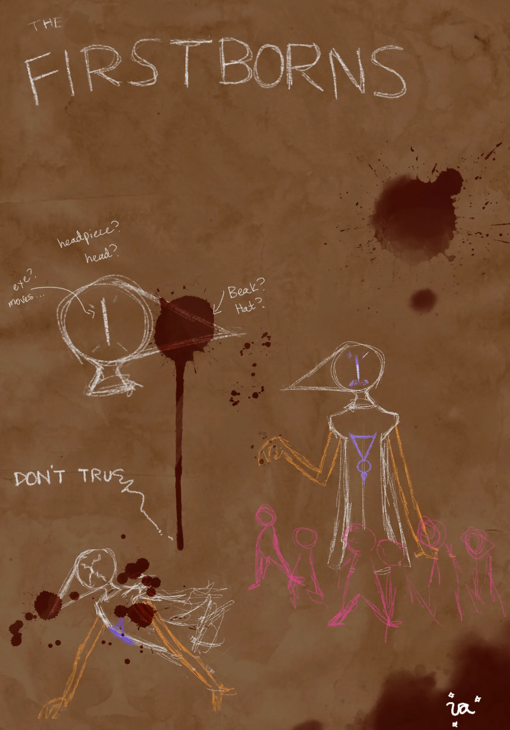 concept art of bird like creatures for a mini contest my friend and I held