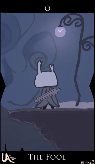 I hope you're having a good day. This one is of Zote in tarot card form